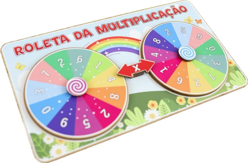 Roleta Da Multiplicação - Tabuada Multiplicação Subtração